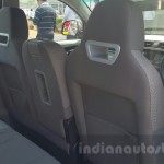 Mahindra KUV100 interior rear seats view / интерьер вид с задних сидений