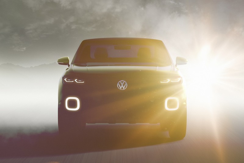 Volkswagen тизер маленького концепта внедорожника