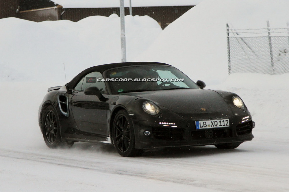 Новый 911-ый Porsche проходит испытание холодом