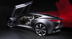 Hyundai представил снимки концептуального роскошного купе HND-9