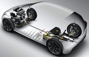 Прогрессивный Peugeot 208 HYbrid FE получил 108-сильную гибридную систему