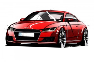 В сети появились дизайн-скетчи нового Audi TT