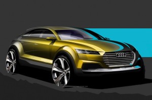 В сети появились скетчи прототипа Audi Q4