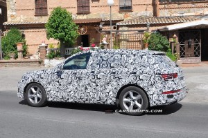 Новые шпионские фото Audi Q7 появились в сети