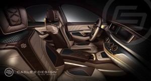 Тюнеры Carlex покроют интерьер Mercedes-Benz S-Class золотом и крокодиловой кожей