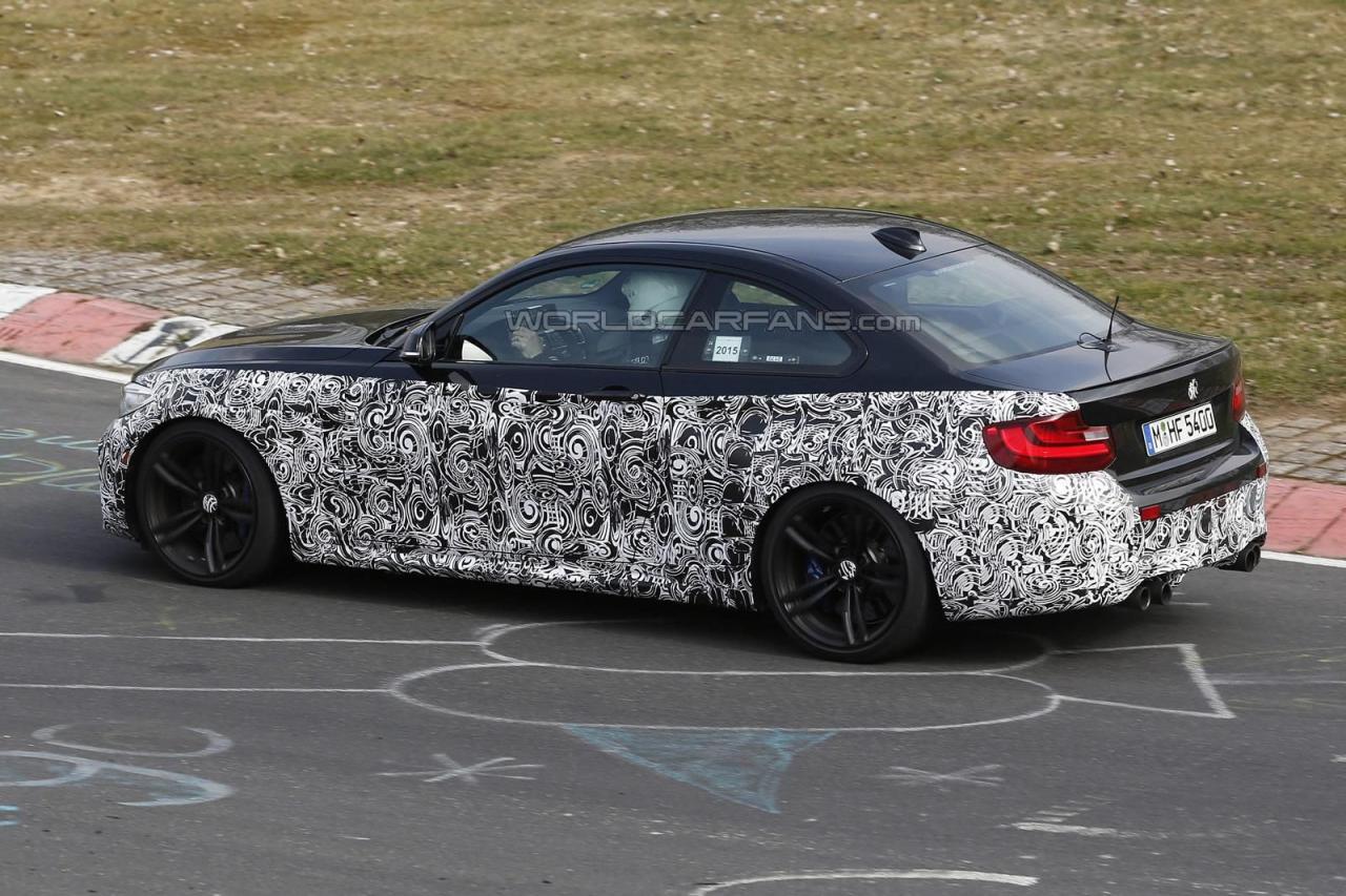 BMW M2 Coupe 2016 шпионские фото