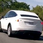 Tesla Model X 2016 шпионские фото-видео