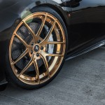 Ferrari 458 Italia wheels tuning/ тюнинг колеса золотые черный кузов