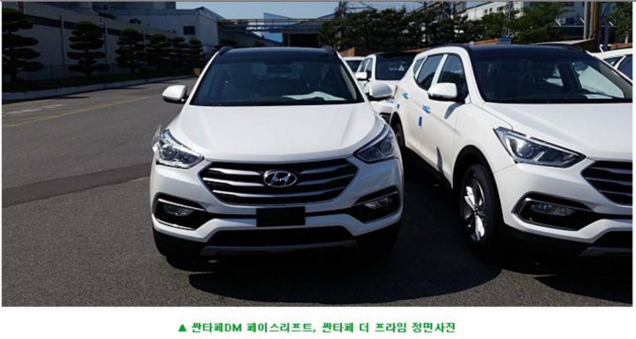 Hyundai Santa Fe обновленный - шпионское фото