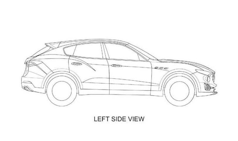 Maserati Levante патентные изображения/patent image