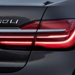 BMW 7-Series 2016 black/черный taillights/задние фонари