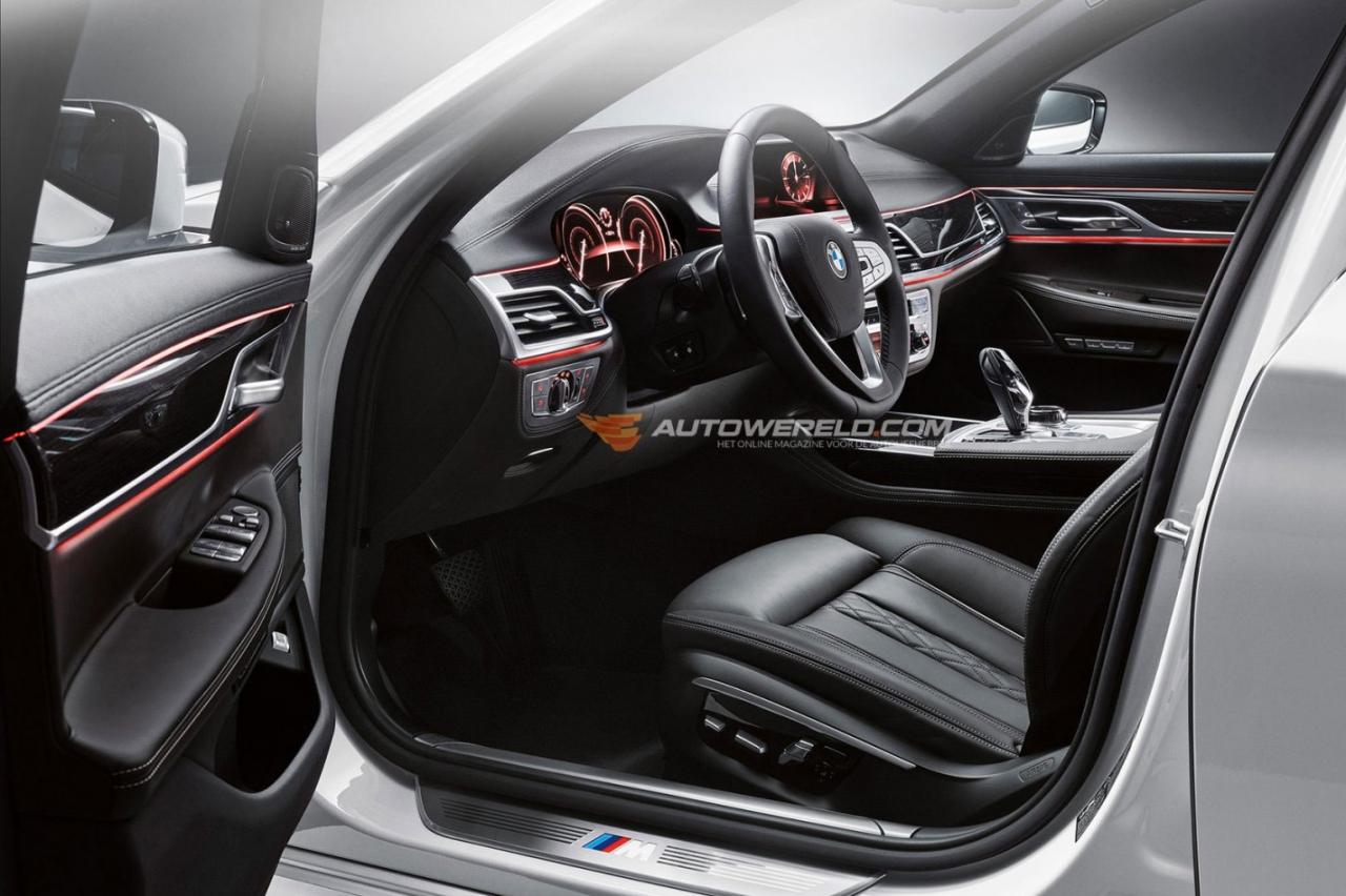 BMW 7-Series 2016 official photo interior / официальное фото интерьер