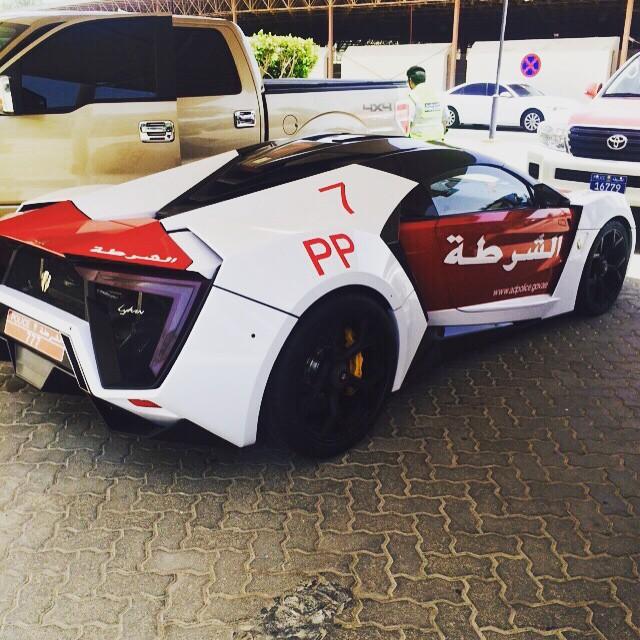 Lykan Hypersport Abu-Dhabi police car/ полицейский автомобиль Абу-Даби