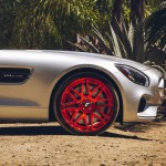 Mercedes-AMG GT S на красных тюнинг-колесах Forgiato Wheels