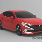 Mitsubishi Lancer новое поколение рендер-фото / next-gen render