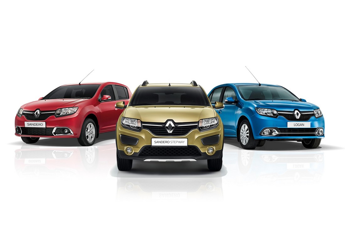 Renault Logan, Sandero и Sandero Stepway