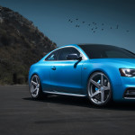 Audi S5 tuning / тюнинг Vorsteiner в эффектном ярко голубом цвете