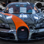 Bugatti Veyron Super Sport - black chrome от Sticker City