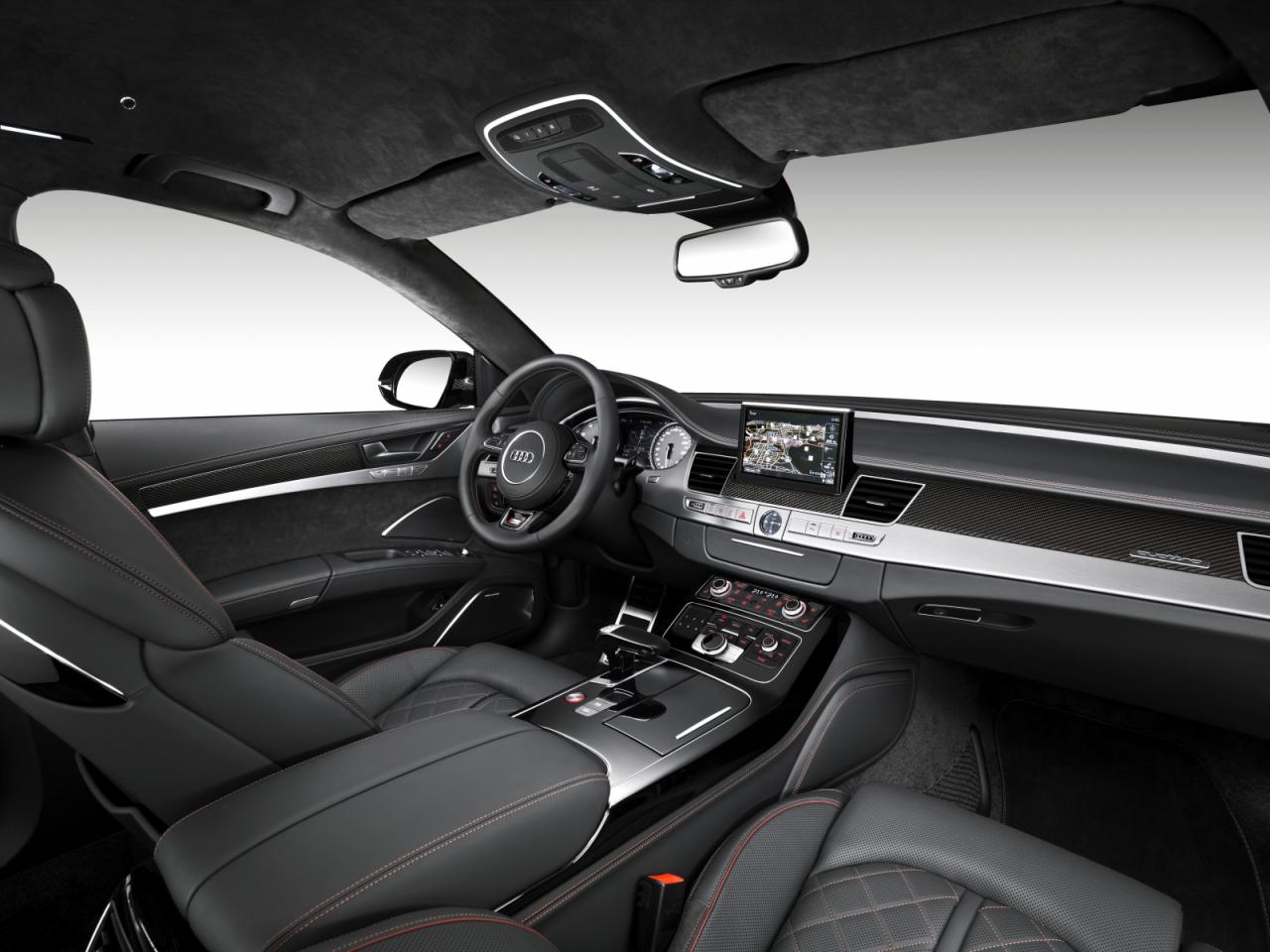 Audi S8 Plus interior dashboard