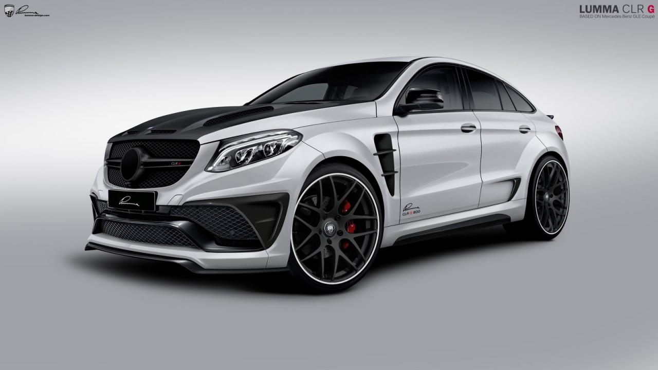 Lumma CLR G 800 tuning / тюнинг Mercedes GLE Coupe | white front end