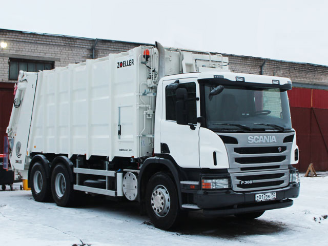 Scania P360 мусоровоз