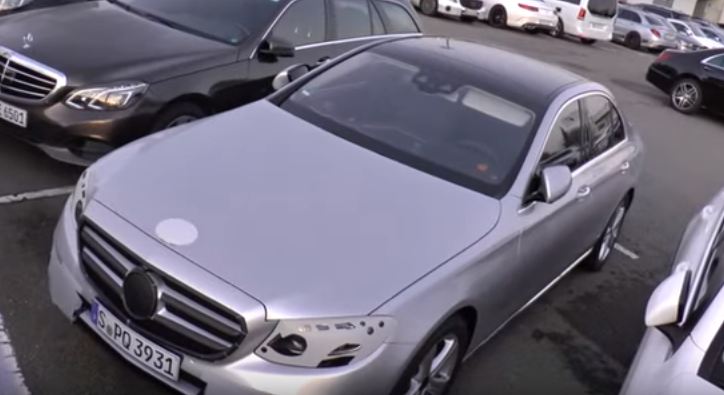 Mercedes E-Class 2016 скрин со шпионского видео