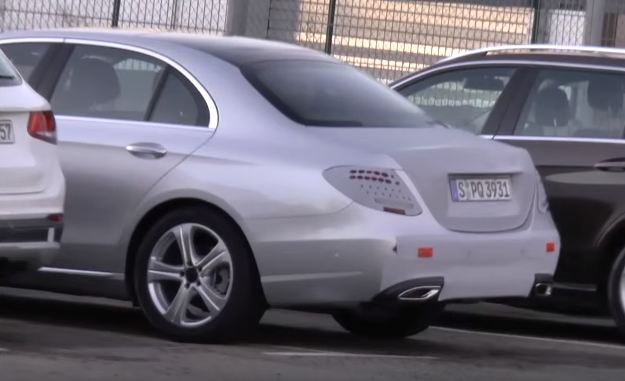 Mercedes E-Class 2016 скрин со шпионского видео