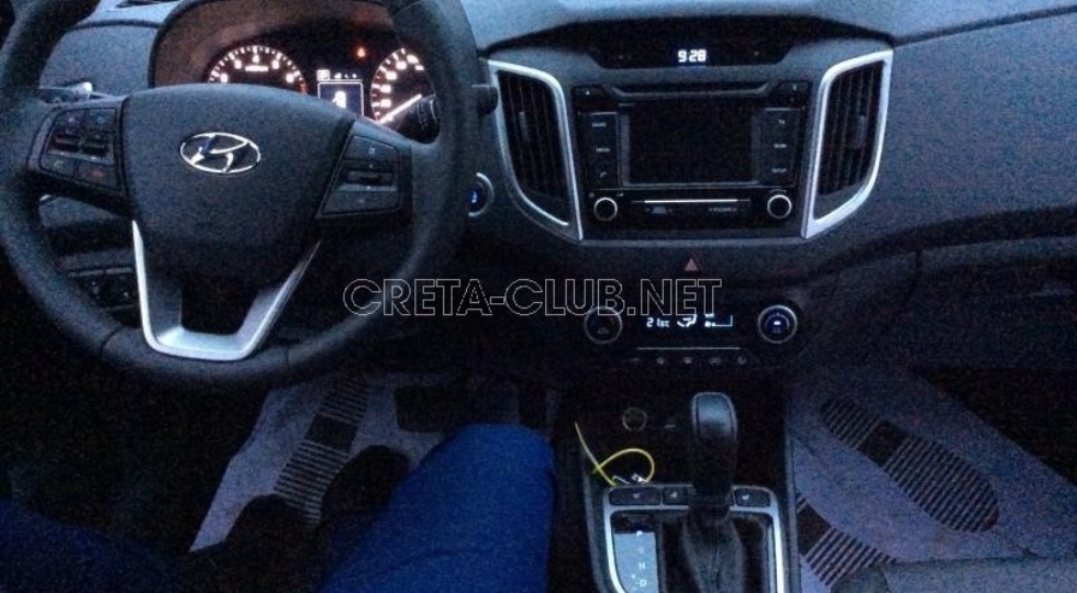 Hyundai Creta первые фото интерьера российской версии