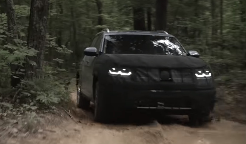 Volkswagen Teramont кадр из первого официального видео