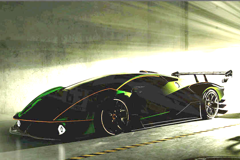 Lamborghini показала тизеры нового суперкара Squadra Corse V12