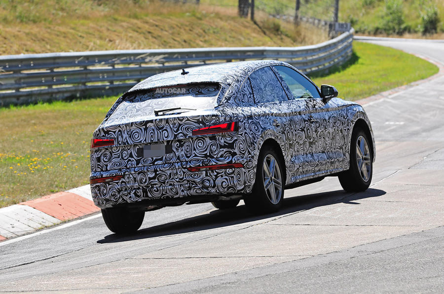 Audi Q5 Sportback вышел на финальные тесты в Нюрбургринге