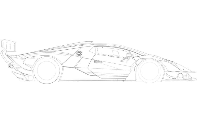 Lamborghini показала тизеры нового суперкара Squadra Corse V12