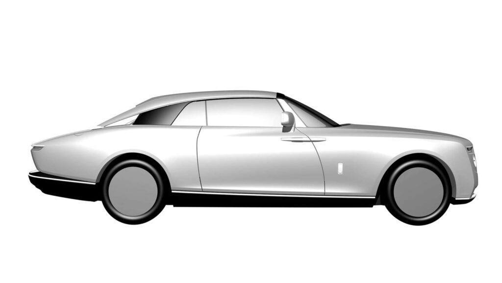 Rolls-Royce запатентовал дизайн своей новой модели