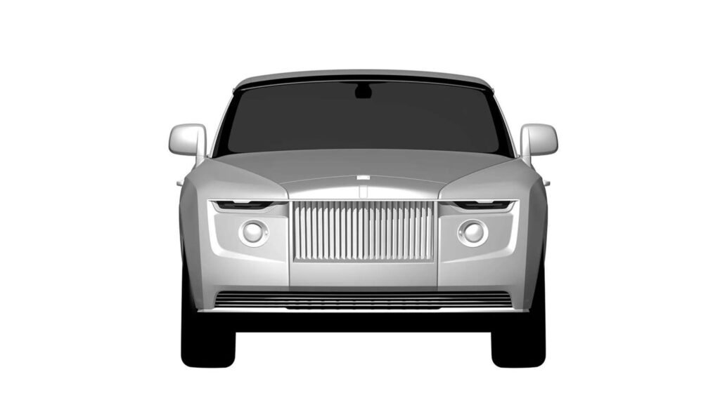 Rolls-Royce запатентовал дизайн своей новой модели