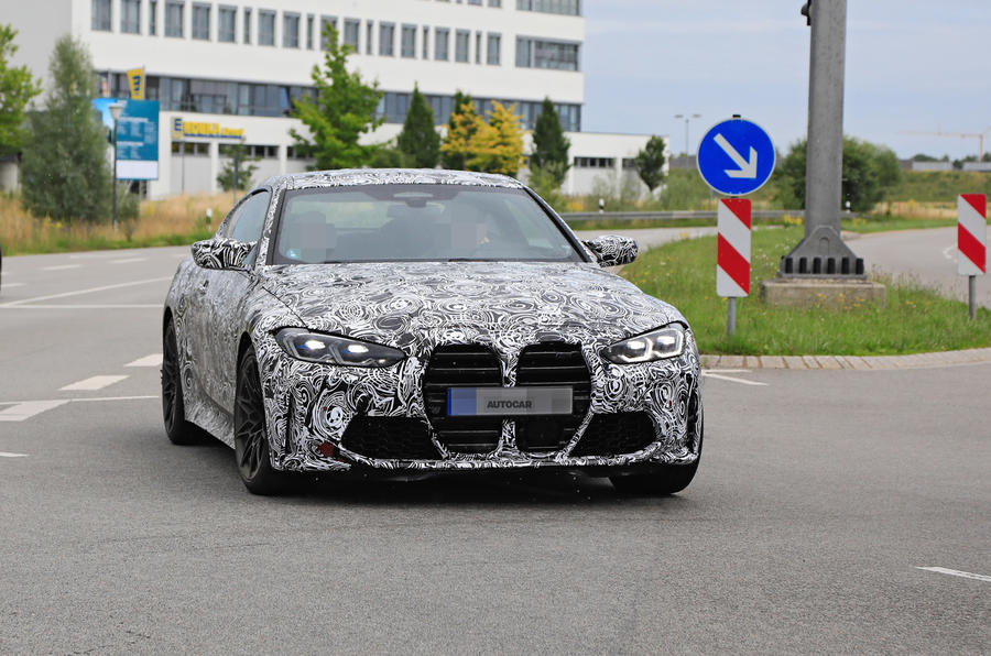 Опубликованы новые шпионские снимки BMW M4 2021 модельного года