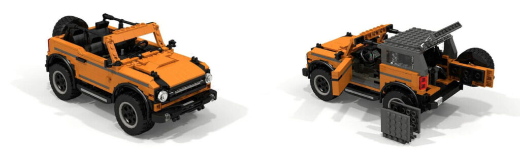 Инженер Ford собрал из Lego внедорожник Ford Bronco