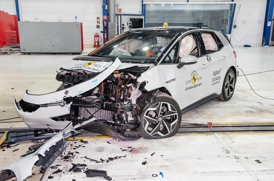 Volkswagen ID 3 получил высшие оценки в тестах Euro NCAP