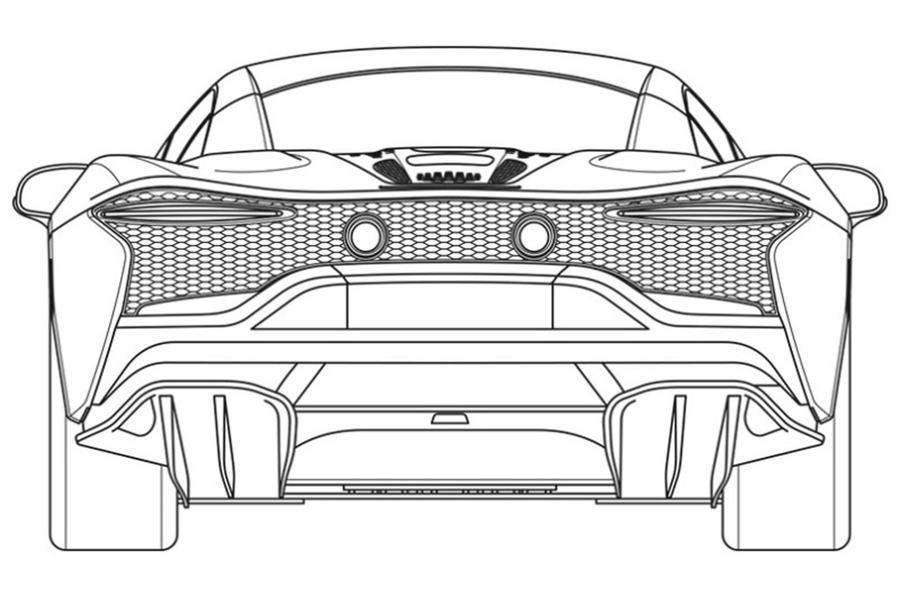 Новый гибрид McLaren показался на патентных рисунках