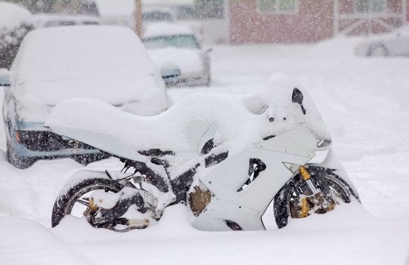 Где стоит хранить мотоцикл зимой