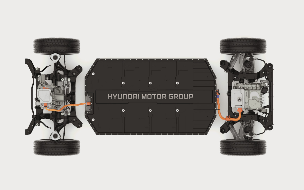 Hyundai Motor показал собственную платформу для производства электрокаров