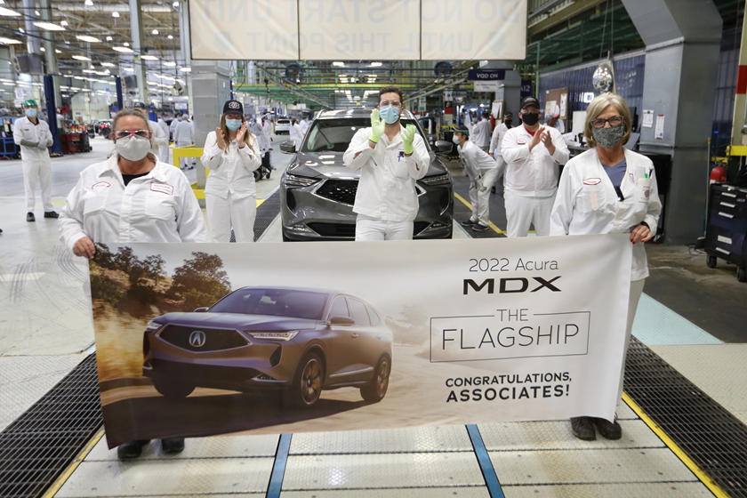 Acura начала производство Acura MDX 2022 года