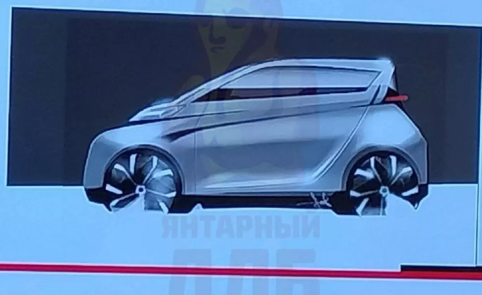 Новый российский электромобиль от «Автотора» представлен на первых фотозарисовках
