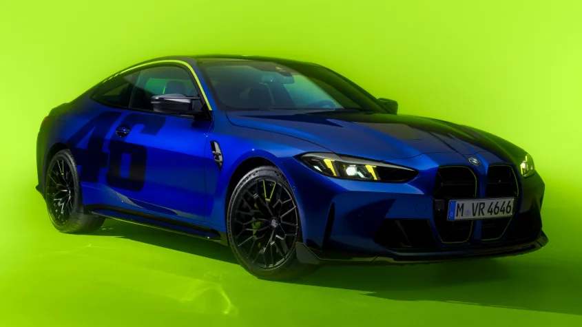 BMW M4 CS Edition VR46: Специальная версия в честь легенды MotoGP Валентино Росси