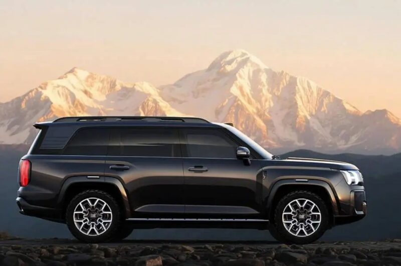 Новый Chery Tiggo 9L с тремя электродвигателями дебютирует на автосалоне в Шанхае