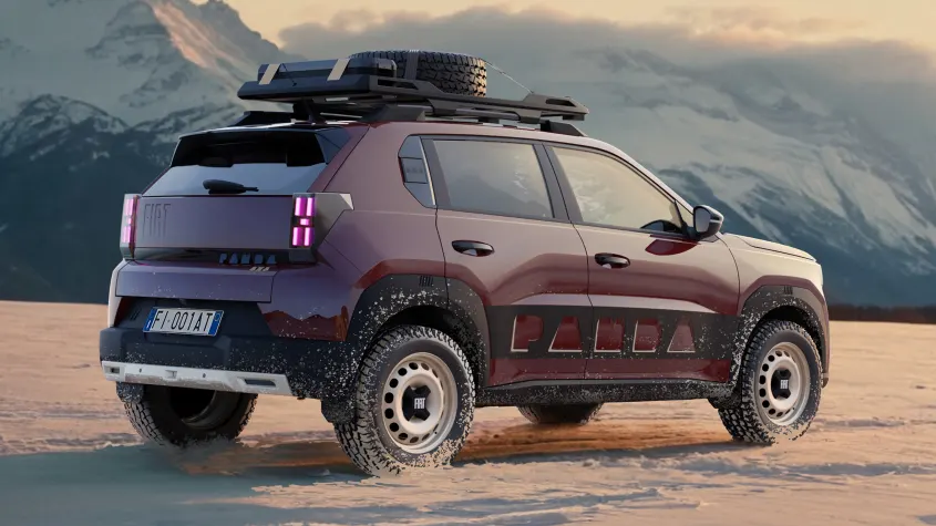 Fiat Panda 4x4 возвращается в виде концепта с полным приводом