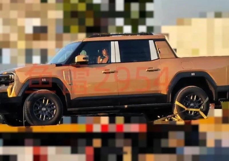 Новый пикап Jetour F700 впервые показали без камуфляжа