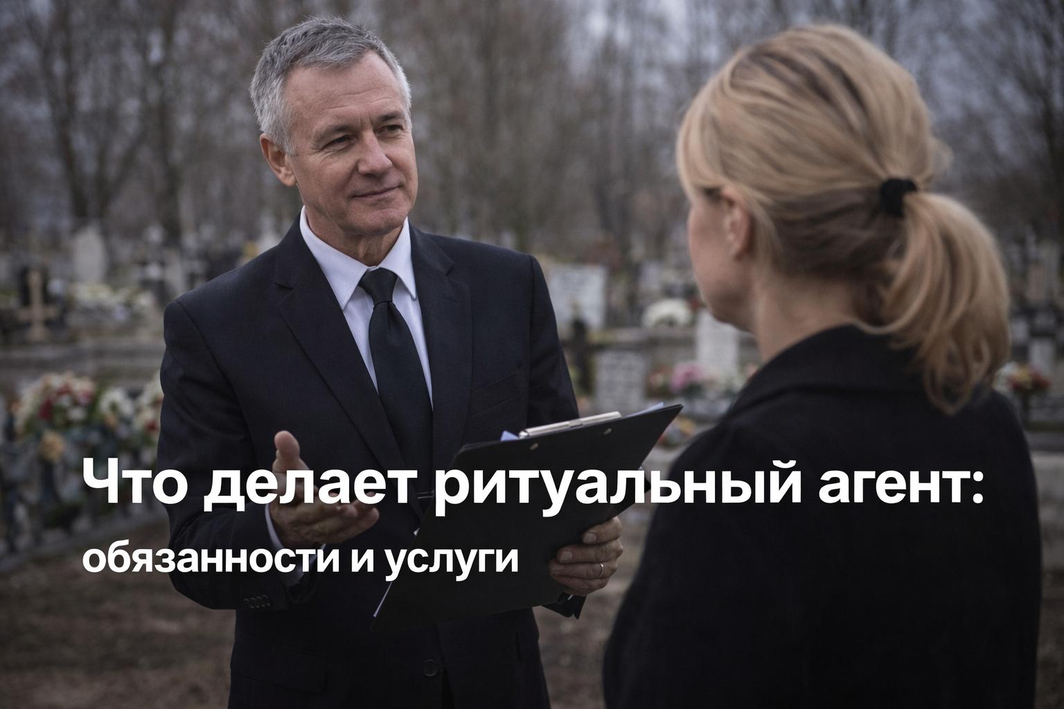 Что делает ритуальный агент: простое объяснение сложной профессии