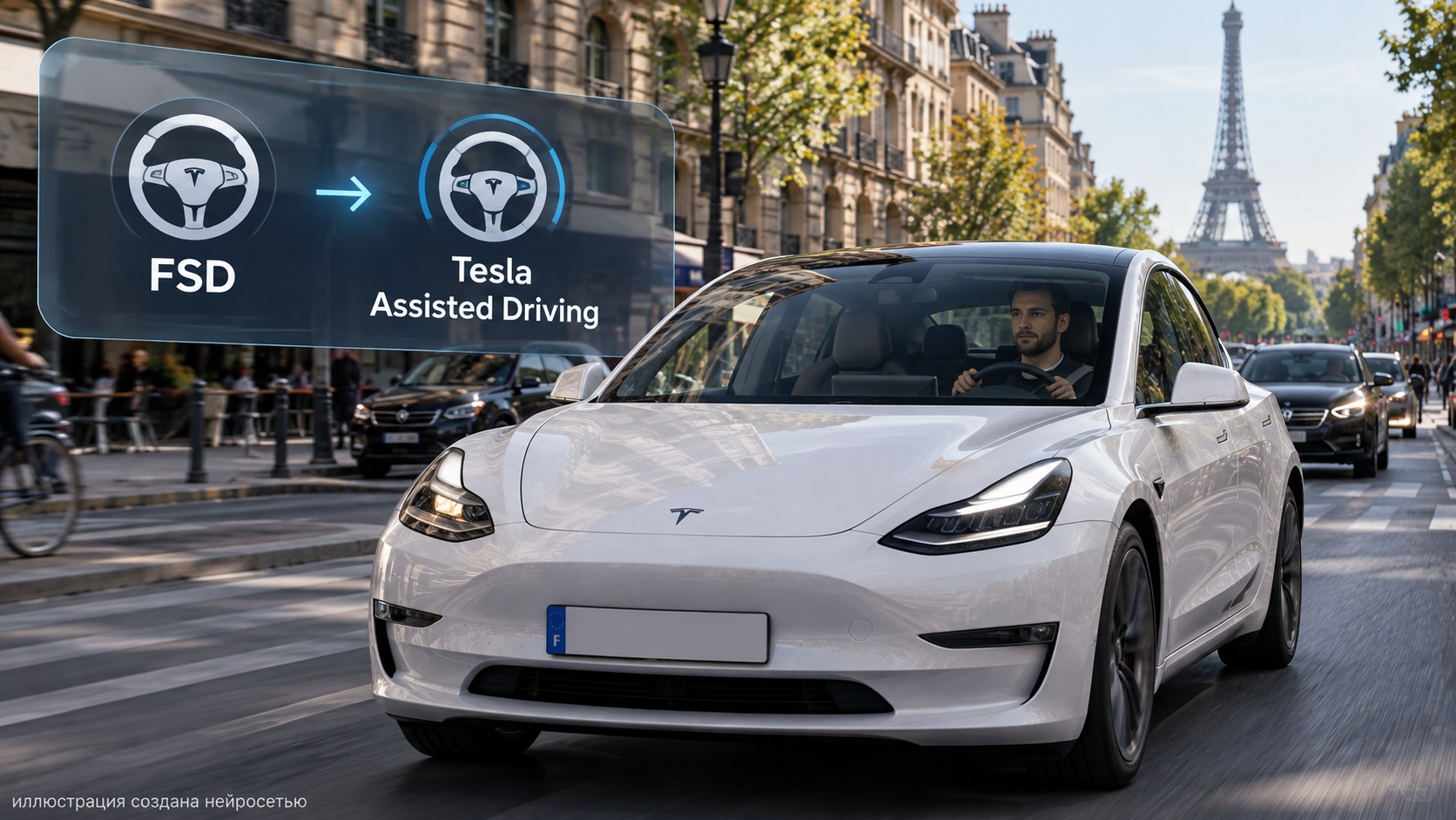 Tesla переименовала систему автопилота FSD для европейского рынка
